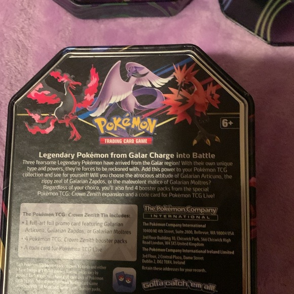 Pokemon Galatians moltres tin - Picture 7 of 7